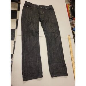 CAVI Regular Straight‎ Jeans Mens Size 32 Black Denim Pants